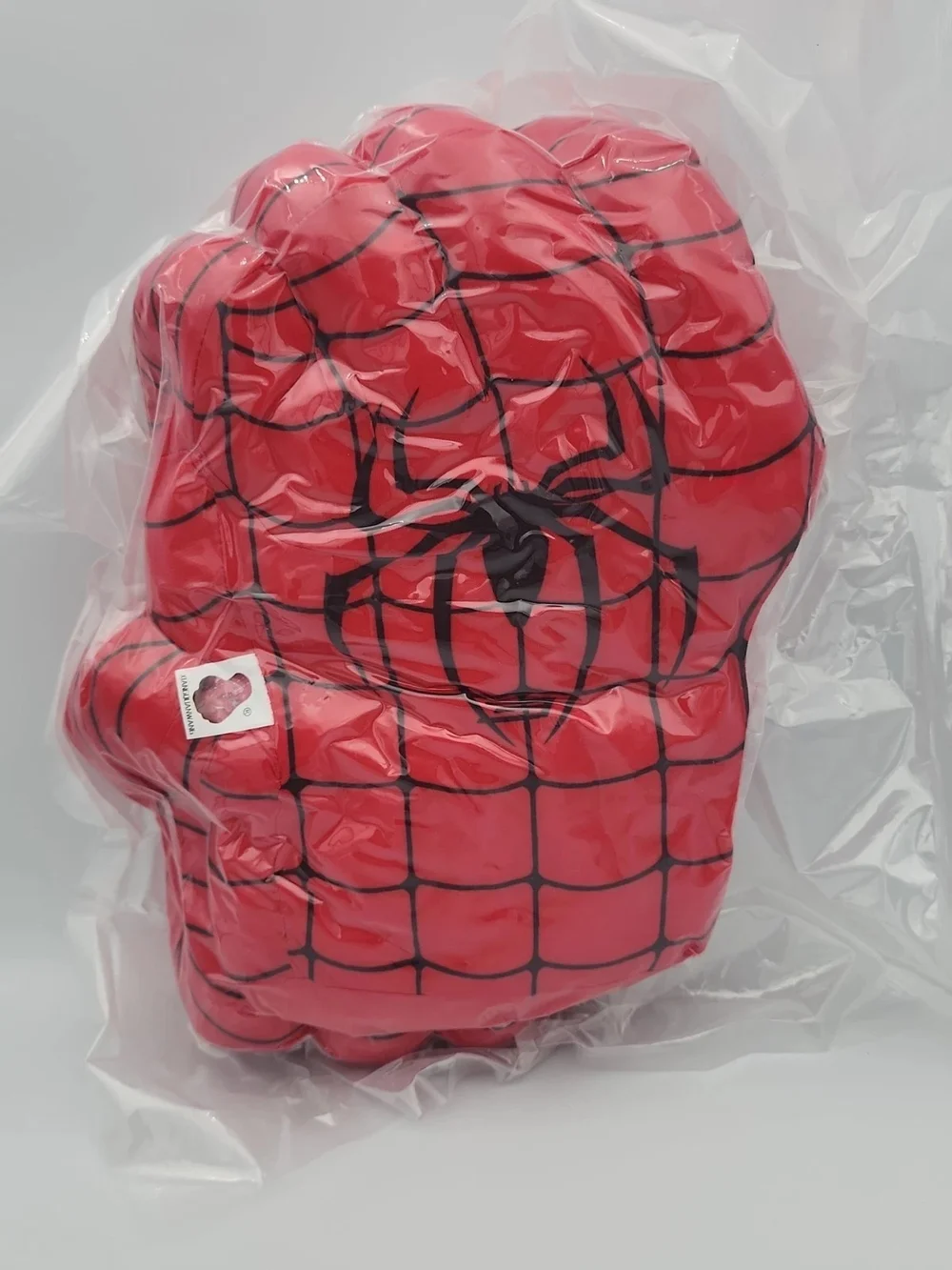 Red Spider Web Plush Superhero Glove for Kids